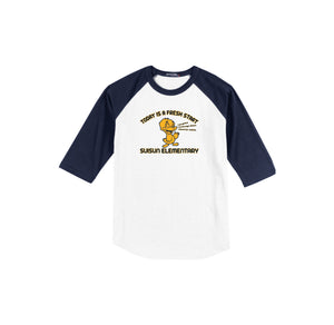 Suisun Elementary-Adult Unisex Baseball Tee On-Demand Fresh Start Logo