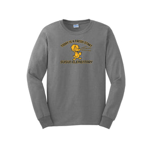 Suisun Elementary-Adult Unisex Long Sleeve Tee On-Demand Fresh Start Logo