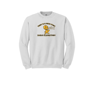 Suisun Elementary-Adult Unisex Crewneck Sweatshirt On-Demand Fresh Start Logo