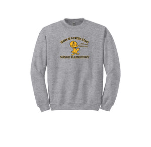 Suisun Elementary-Adult Unisex Crewneck Sweatshirt On-Demand Fresh Start Logo