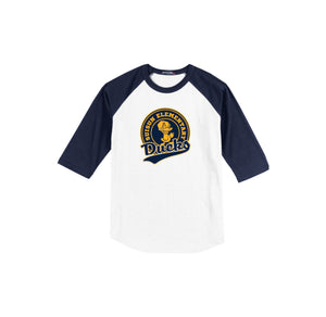 Suisun Elementary-Adult Unisex Baseball Tee On-Demand Circle Logo