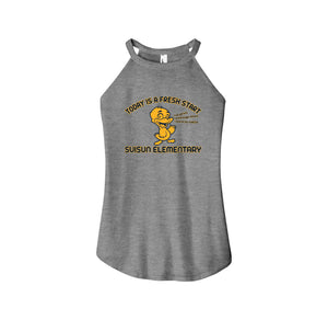 Suisun Elementary-Womens Premium Perfect Tri Rocker Tank On-Demand Fresh Start Logo