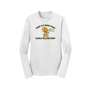 Suisun Elementary-Youth Unisex Dri-Fit Long Sleeve Tee On-Demand Fresh Start Logo