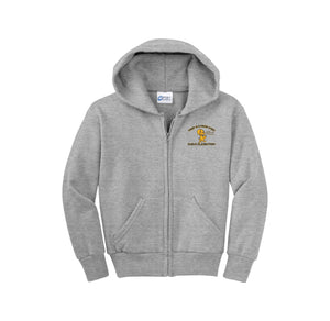 Suisun Elementary-Youth Unisex Full-Zip Hooded Sweatshirt On-Demand Fresh Start Logo