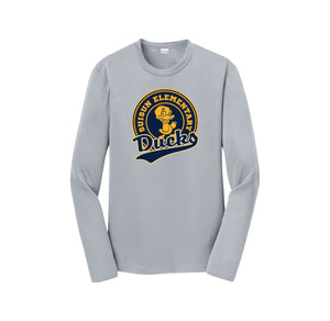 Suisun Elementary Spirit Wear 2024-25 On Demand-Youth Unisex Dri-Fit Long Sleeve Tee On-Demand Circle Logo