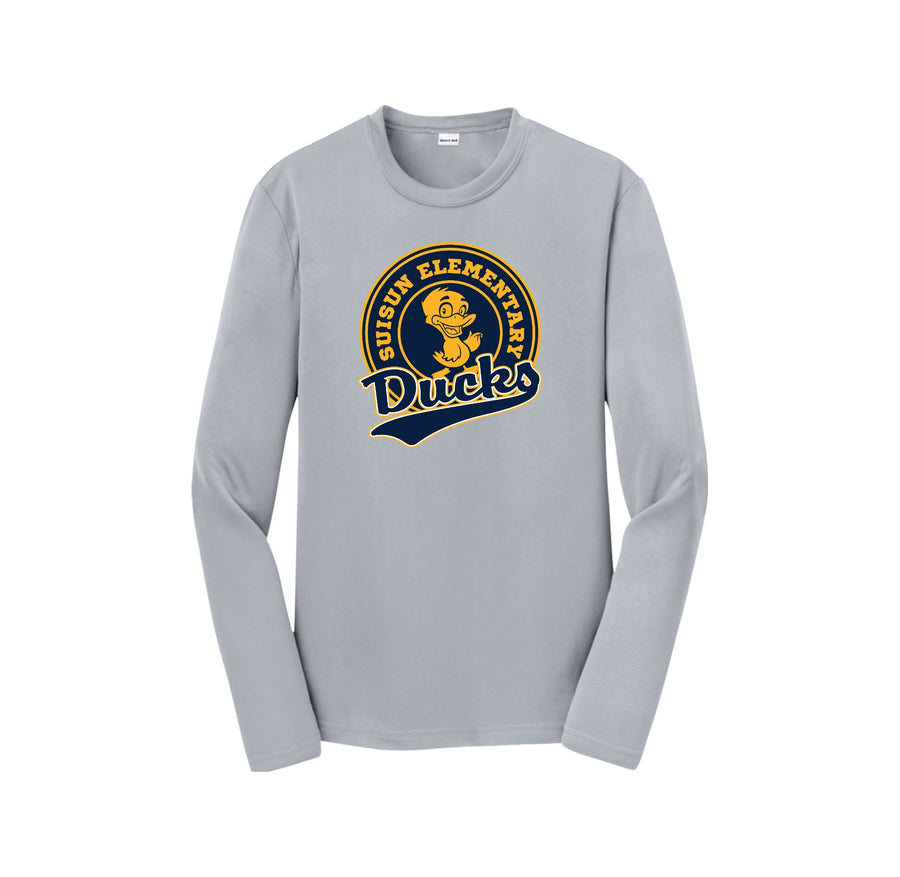 Suisun Elementary Spirit Wear 2024-25 On Demand-Youth Unisex Dri-Fit Long Sleeve Tee On-Demand Circle Logo