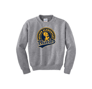 Suisun Elementary-Youth Unisex Crewneck Sweatshirt On-Demand Circle Logo