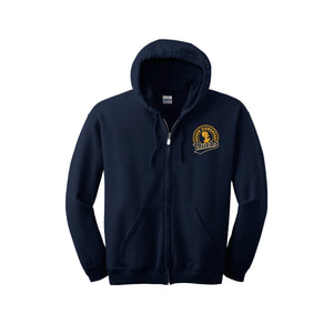 Suisun Elementary-Adult Unisex Full-Zip Hooded Sweatshirt On-Demand Circle Logo