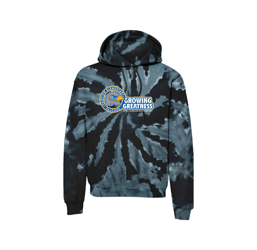 Fairview Elementary STUDENT-Adult Unisex Tie-Dye Hoodie On-Demand_d