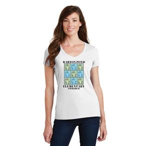 Barton Pond On Demand-Womens Port & Company Fan Favorite V-Neck Tee Era