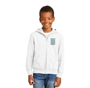 Barton Pond Spirit Wear 2024/2025 On Demand-Youth Unisex Full-Zip Hooded Sweatshirt Era