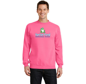 Barton Pond Spirit Wear 2024/2025 On Demand-Adult Unisex Crewneck Port & Company Core Fleece Sweatshirt Lego Design BPES