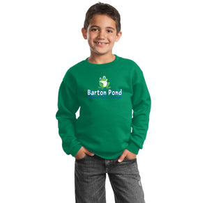 Barton Pond On Demand-Youth Unisex Port & Company Crewneck Sweatshirt Lego Design BPES