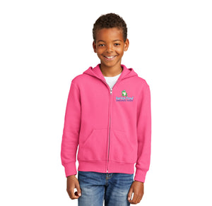 Barton Pond On Demand-Youth Unisex Full-Zip Hooded Sweatshirt Lego BPES