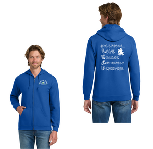 Barton Pond On Demand-Adult Unisex Full-Zip Hooded Sweatshirt Lego LEAP