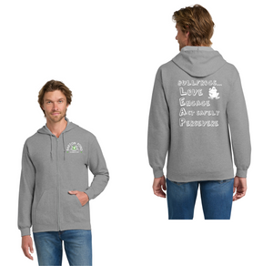 Barton Pond On Demand-Adult Unisex Full-Zip Hooded Sweatshirt Lego LEAP