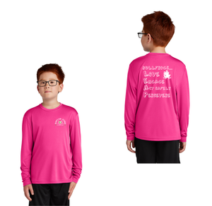 Barton Pond On Demand-Youth Unisex Dri-Fit Long Sleeve Tee Lego Design LEAP