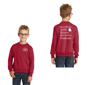 Barton Pond On Demand-Youth Unisex Port & Company Crewneck Sweatshirt Lego Design LEAP