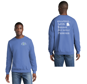 Barton Pond On Demand-Adult Unisex Crewneck Port & Company Core Fleece Sweatshirt Lego Design LEAP