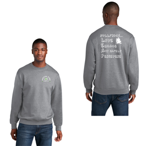 Barton Pond On Demand-Adult Unisex Crewneck Port & Company Core Fleece Sweatshirt Lego Design LEAP