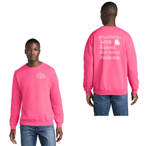 Barton Pond On Demand-Adult Unisex Crewneck Port & Company Core Fleece Sweatshirt Lego Design LEAP