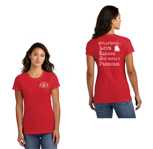 Barton Pond On Demand-Womens Port & Company Fan Favorite Tee Lego Design LEAP