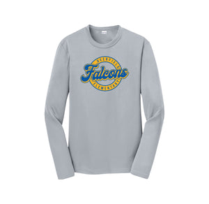 Deerfield STUDENT Spirit Wear-Youth Unisex Dri-Fit Long Sleeve Tee On-Demand Circle