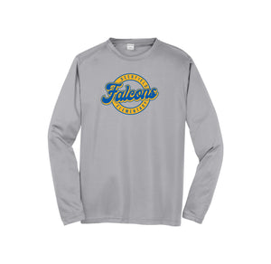 Deerfield STUDENT Spirit Wear-Adult Unisex Dri-Fit Long Sleeve Tee On-Demand Circle