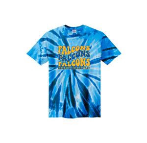 Deerfield STUDENT Spirit Wear-Youth Unisex Tie-Dye Shirt On-Demand Typographic