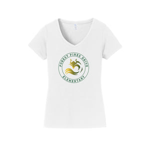 Forest Pines Drive Spirit Wear 2024-25 On- Demand-Women's Fan Favorite V-Neck Tee On-Demand_Design 2