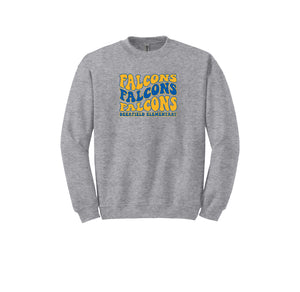 Deerfield PTA-Adult Unisex Crewneck Sweatshirt On-Demand Typographic