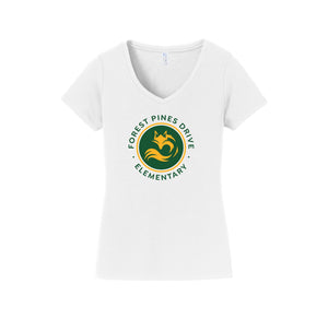 Forest Pines Drive Spirit Wear 2024-25 On- Demand-Women's Fan Favorite V-Neck Tee On-Demand