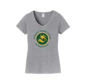 Forest Pines Drive Spirit Wear 2024-25 On- Demand-Women's Fan Favorite V-Neck Tee On-Demand