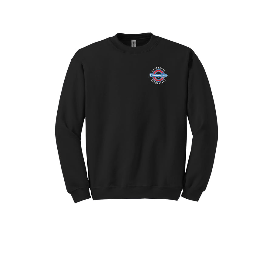 Chaparral Elementary Spirit Wear 2024-25 On Demand-Adult Unisex Crewneck Sweatshirt On-Demand Circle Left Chest