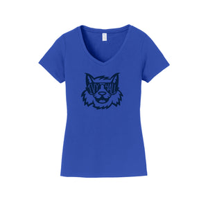 Ivy Hall Elementary Fall 2024 Spirit Wear On Demand-Womens Fan Favorite V-Neck Tee On-Demand