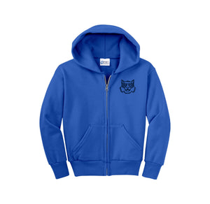 Ivy Hall Elementary Fall-Youth Unisex Full-Zip Hooded Sweatshirt On-Demand