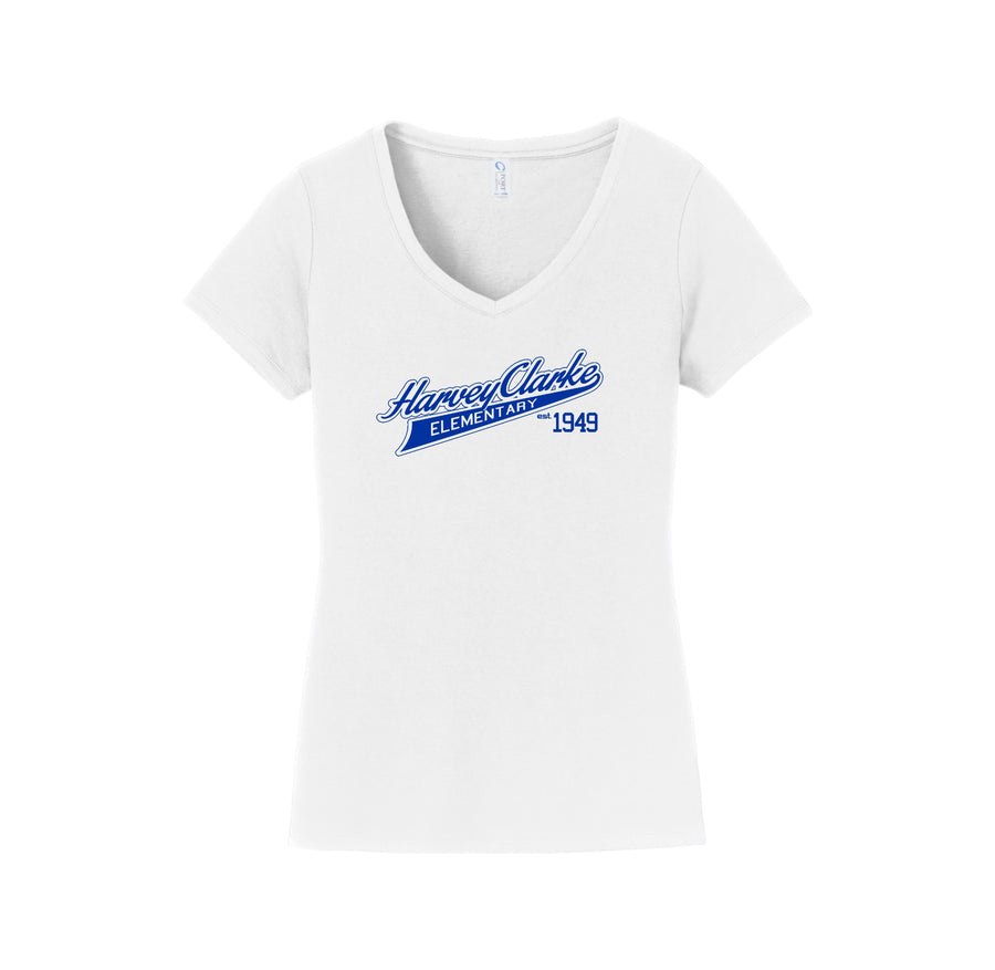 Harvey Clarke-Womens Fan Favorite V-Neck Tee On-Demand