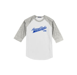 Harvey Clarke-Youth Unisex Baseball Tee On-Demand