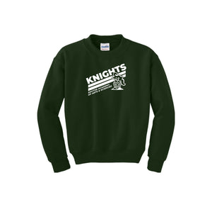 Smythe Academy of Arts & Sciences-Youth Unisex Crewneck Sweatshirt On-Demand Stripe