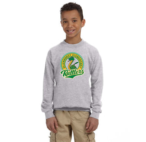 Ellerhorst Elementary-Youth Unisex Crewneck Sweatshirt Circle