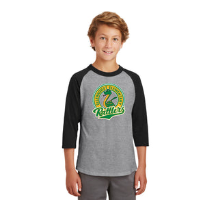 Ellerhorst Elementary-Youth Unisex Baseball Tee Circle