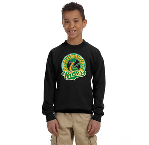 Ellerhorst Elementary-Youth Unisex Crewneck Sweatshirt Circle