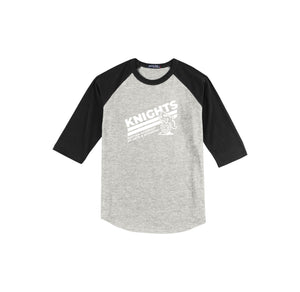 Smythe Academy of Arts & Sciences-Youth Unisex Baseball Tee On-Demand Stripe