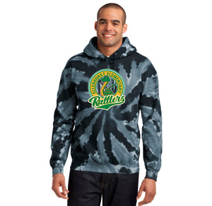 Ellerhorst Elementary-Adult Unisex Tie-Dye Pullover Hooded Sweatshirt Circle