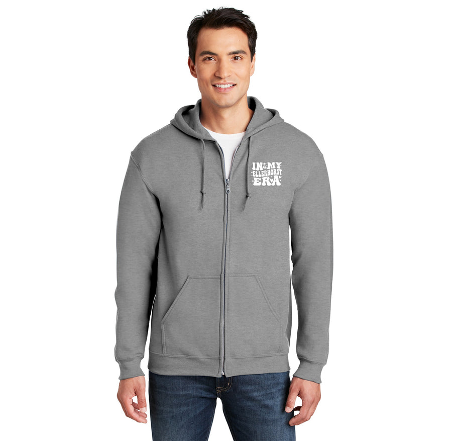 Ellerhorst Elementary-Adult Unisex Full-Zip Hooded Sweatshirt ERA