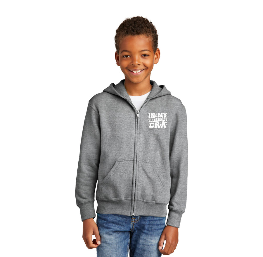 Ellerhorst Elementary-Youth Unisex Full-Zip Hooded Sweatshirt ERA