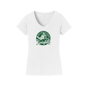 Smythe Academy of Arts & Sciences-Womens Fan Favorite V-Neck Tee On-Demand Circle