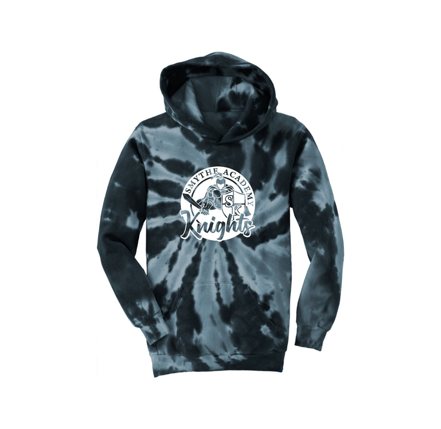 Smythe Academy of Arts & Sciences-Youth Unisex Tie-Dye Hoodie On-Demand Circle