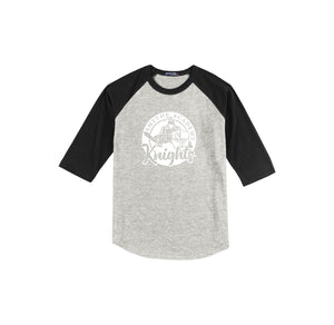 Smythe Academy of Arts & Sciences-Youth Unisex Baseball Tee On-Demand Circle