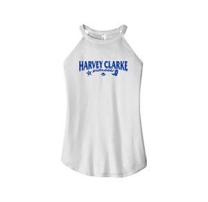 Harvey Clarke-Womens Premium Perfect Tri Rocker Tank On-Demand Pioneer